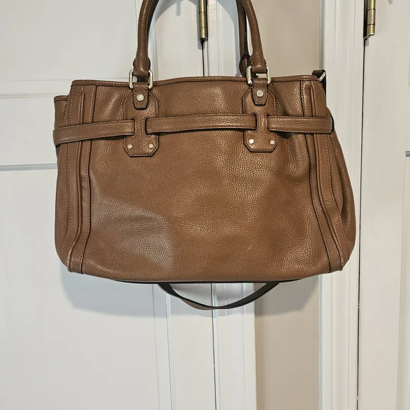 Michael Kors Tan Leather Satchel - Picture 4 of 5